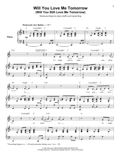 Will You Love Me Tomorrow von Carole King (Download) 