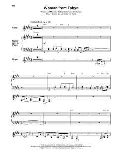 Woman From Tokyo von Jon Lord (Download) 