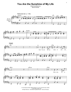 You Are The Sunshine Of My Life von Stevie Wonder (Download) 