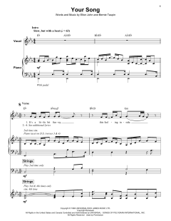 Your Song von Elton John (Download) 