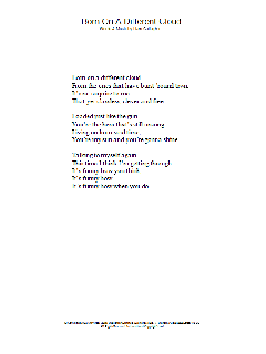 Born On A Different Cloud (Download) 