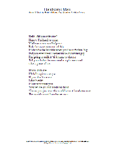 Handsome Man (Download) 