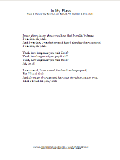 In My Place (Download) 