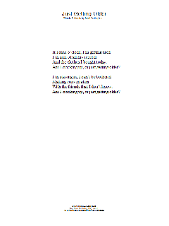 Just Getting Older (Download) 