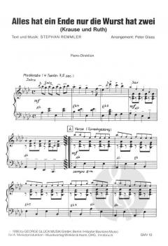 Alles hat ein Ende nur die Wurst hat zwei (Stephan Remmler) 