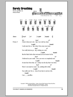 Barely Breathing von Duncan Sheik (Download) 