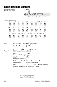 Rainy Days And Mondays von The Carpenters (Download) 