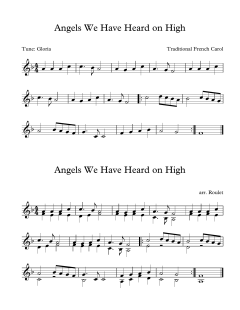 Angels We Have Heard on High von Traditional French Carol (Download) 