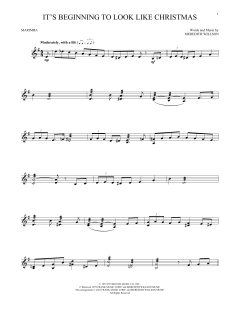 It's Beginning To Look Like Christmas von Meredith Willson (Download) 