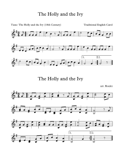 The Holly And The Ivy von Traditional English Carol (Download) 