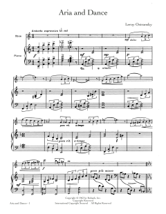Aria And Dance von Leroy Ostransky (Download) 