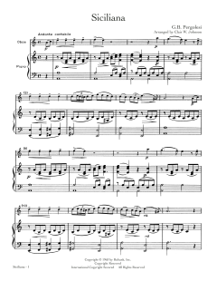 Siciliana von G.B. Pergolesi (Download) 