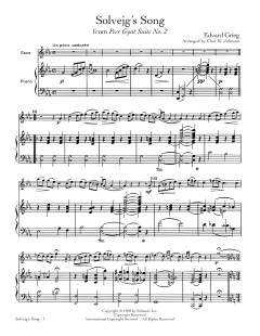 Solvejg's Song von Edvard Grieg (Download) 