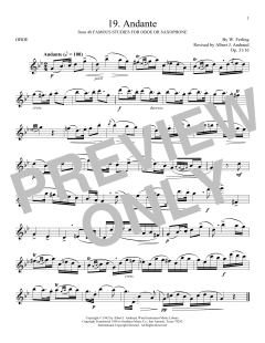 Etude No. 19 von W. Ferling (Download) 