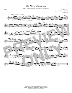 Etude No. 28 von W. Ferling (Download) 