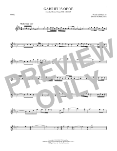 Gabriel's Oboe (Download) 