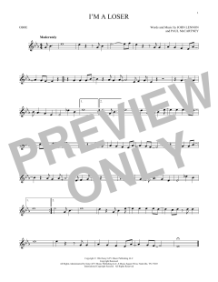 I'm A Loser von The Beatles (Download) 