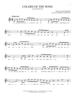 Colors Of The Wind von Vanessa Williams (Download) 