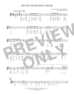 Do You Hear What I Hear von Noel Regney (Download) 