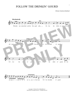 Follow The Drinkin' Gourd (Download) 