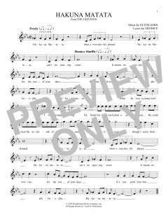 Hakuna Matata von Elton John (Download) 