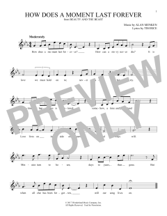 How Does A Moment Last Forever von Celine Dion (Download) 