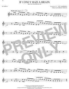 If I Only Had A Brain von Harold Arlen (Download) 