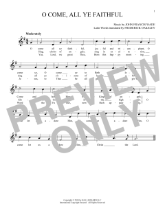 O Come, All Ye Faithful von Frederick Oakeley (Download) 