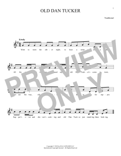 Old Dan Tucker (Download) 