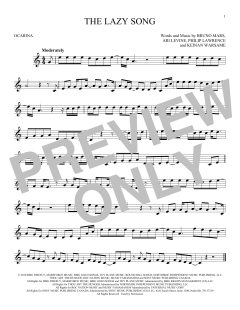 The Lazy Song von Bruno Mars (Download) 