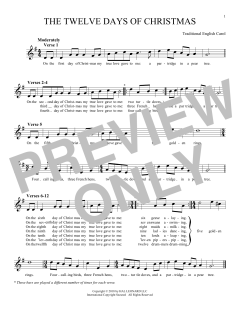 The Twelve Days Of Christmas (Download) 