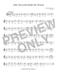 The Yellow Rose Of Texas (Download) 