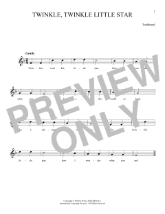 Twinkle, Twinkle Little Star (Download) 