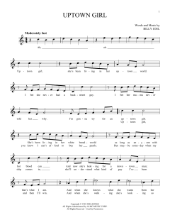 Uptown Girl von Billy Joel (Download) 