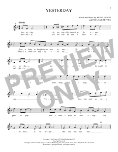 Yesterday von The Beatles (Download) 