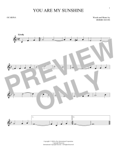 You Are My Sunshine von Jimmy Davis (Download) 