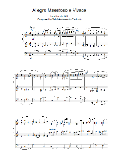 Allegro Maestoso e Vivace from Sonata No. 3 von Felix Mendelssohn (Download) 