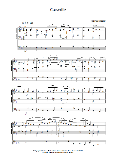 Gavotte von Samuel Wesley (Download) 