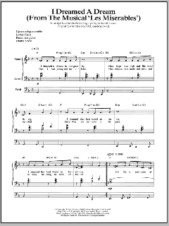 I Dreamed A Dream von Claude-Michel Schönberg (Download) 