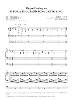 Organ Fantasia on O For A Thousand Tongues to Sing (Download) 