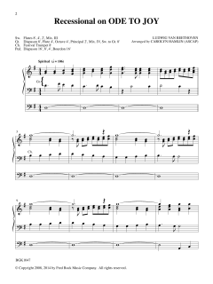 Recessional On Ode To Joy von Ludwig van Beethoven (Download) 