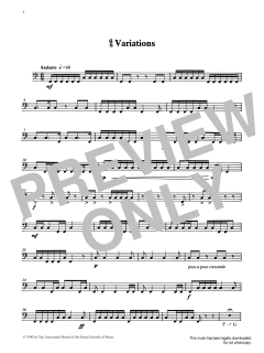 6/8 Variations from Graded Music for Timpani, Book II (Download) 