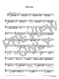 Alborada from Graded Music for Snare Drum, Book III von Ian Wright (Download) 