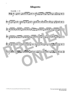 Allegretto from Graded Music for Timpani, Book I (Download) 