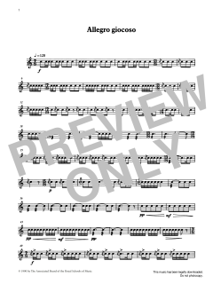 Allegro giocoso from Graded Music for Snare Drum, Book IV von Ian Wright (Download) 