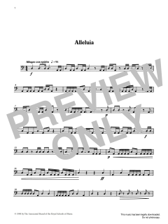 Alleluia from Graded Music for Timpani, Book II (Download) 