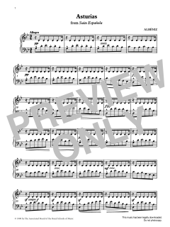 Asturias from Graded Music for Tuned Percussion, Book IV von Isaac Albéniz (Download) 