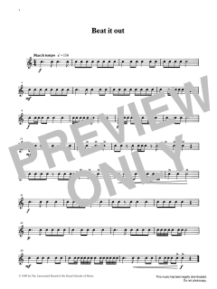 Beat it out from Graded Music for Snare Drum, Book I von Ian Wright (Download) 