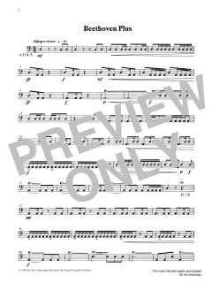 Beethoven Plus from Graded Music for Timpani, Book III (Download) 
