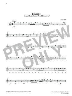 Bourreé from Graded Music for Tuned Percussion, Book I von Georg Friedrich Händel (Download) 